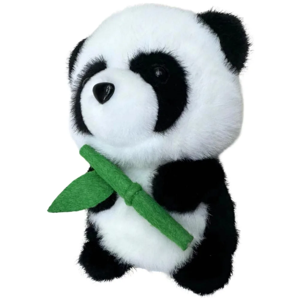Pluszowa Maskotka Przytulanka Panda Z Bambusem 18cm - obrazek 2