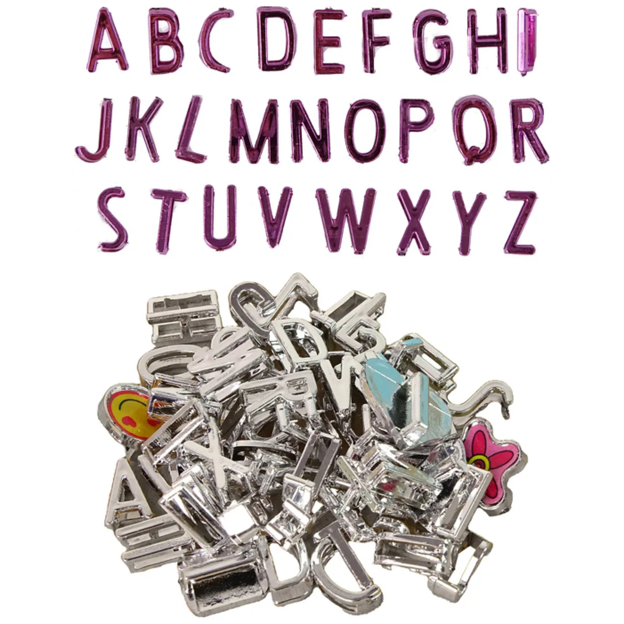 Zestaw Biżuterii Bransoletek Literki DIY - obrazek 3