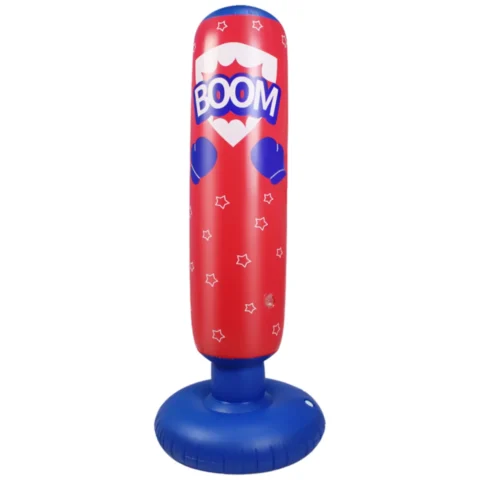 Nadmuchiwany Worek Bokserski Czerwono Niebieski 125CM