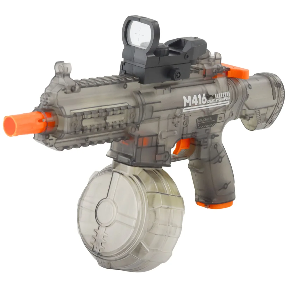 Elektryczny Pistolet Na Wodę M416 Podświetlany Celownik 450 ml 8-10 m - obrazek 2