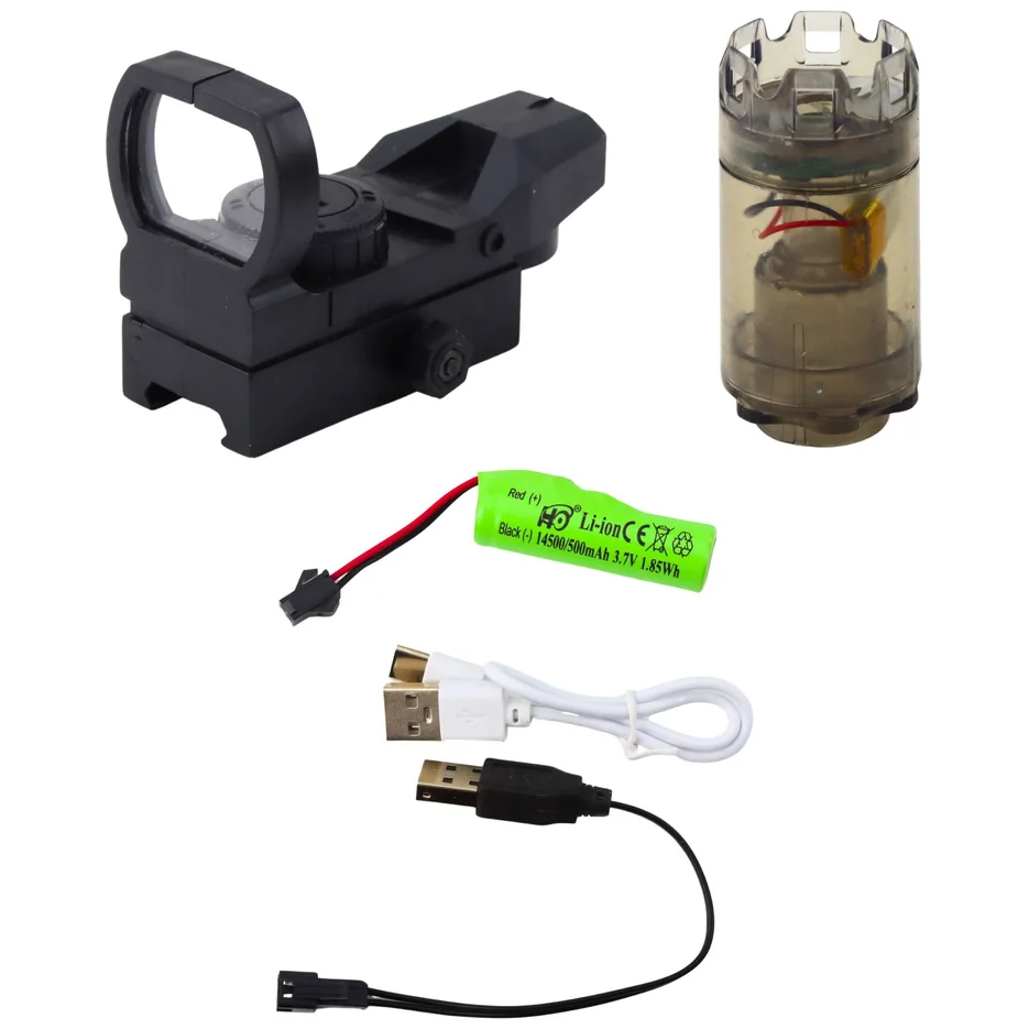 Elektryczny Pistolet Na Wodę M416 Podświetlany Celownik 450 ml 8-10 m - obrazek 3