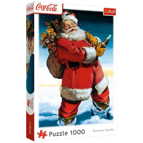 Puzzle - 1000 XMAS - Coca-Cola: Mikołaj na śniegu - Trefl 10923