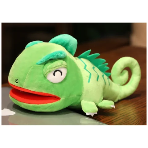 Pluszowa Maskotka Smok Zielony Pacynka 30 cm