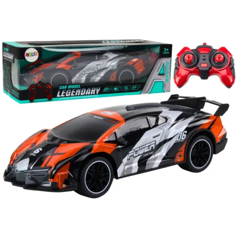 Auto Sportowe Zdalnie Sterowane RC 1:10 Pomarańczowe Prędkość 25 km/h