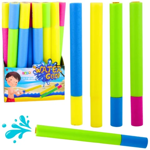 Piankowa Broń Na Wodę Pompka Strzykawka Kolorowa 50 cm