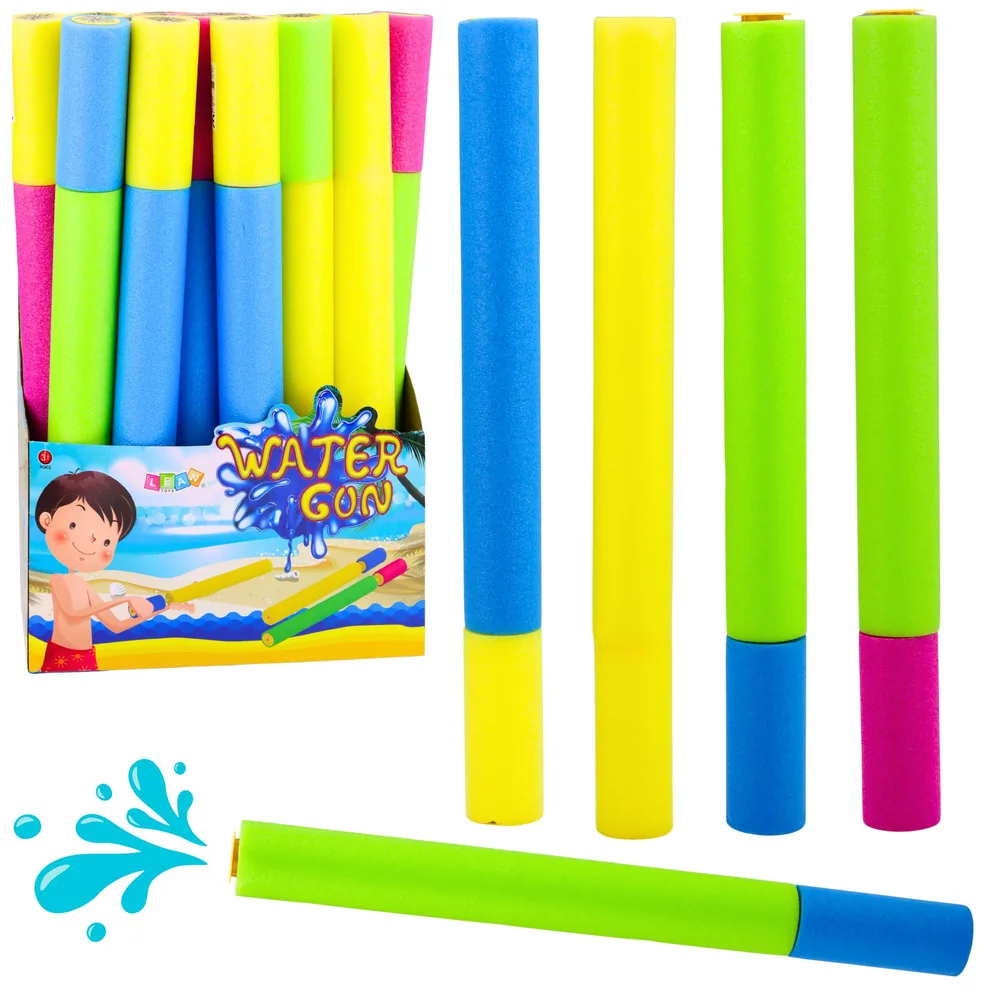 Piankowa Broń Na Wodę Pompka Strzykawka Kolorowa 50 cm