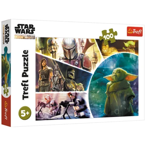 Puzzle - 100 - Gwiezdne wojny - STAR WARS - Baby Yoda - Trefl 16413
