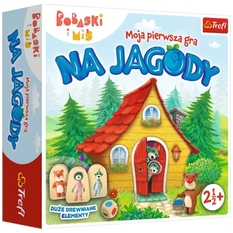 Moja pierwsza gra Na Jagody Bobaski i Miś Trefl 02063
