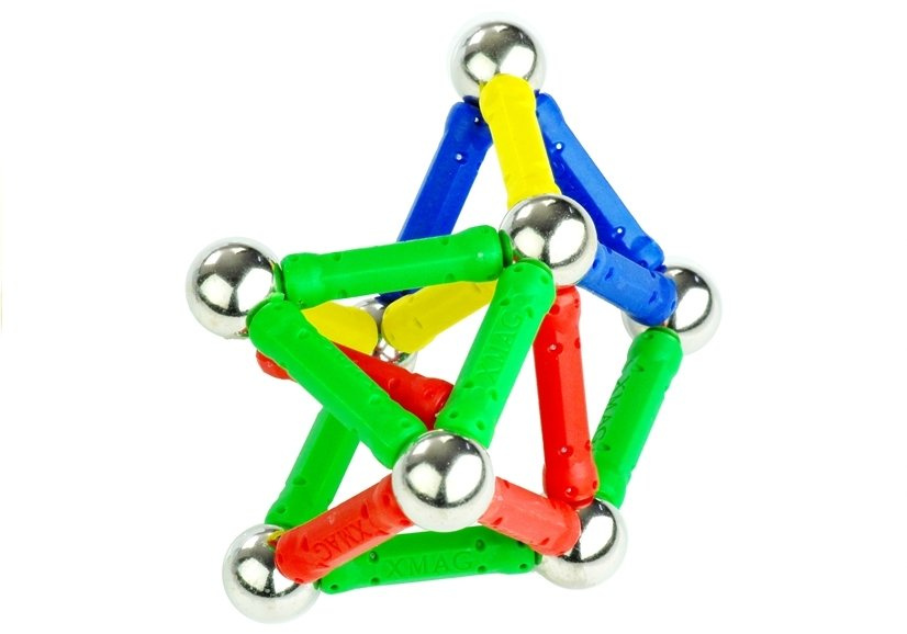 Zestaw Magnastix Klocki Magnetyczne 560 + Tablica - obrazek 2