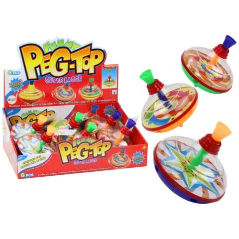 Bączek Dla Dzieci Do Kręcenia Tradycyjny Wirujący 15cm x 14cm 3 Wzory