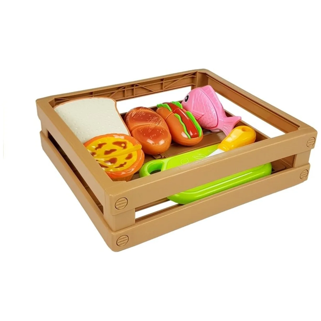 Zestaw Do Krojenia Hot Dog Ryba na Rzepy w Skrzyni - obrazek 2