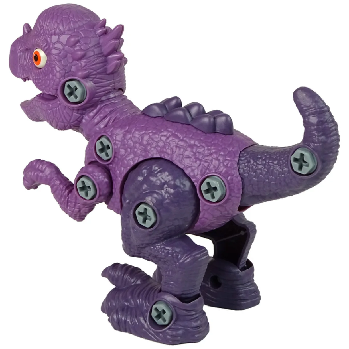 Zestaw Dinozaur Stygimoloch z Jajkiem DIY Śrubokręt Fioletowy - obrazek 4