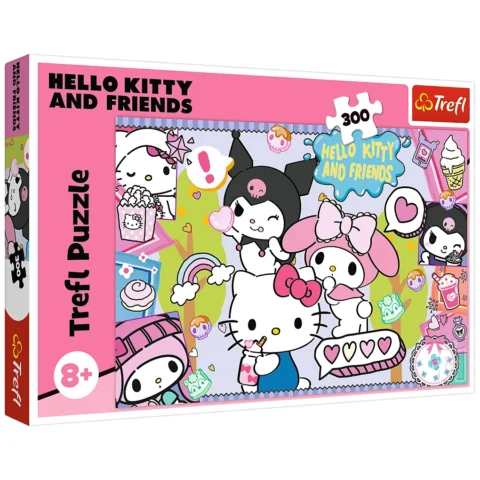 Puzzle - 300 - Szalone trio - Hello Kitty - Trefl 23039