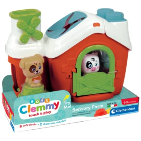 Clemmy Farma Sensoryczna Sorter Piesek Krówka Clementoni 17993