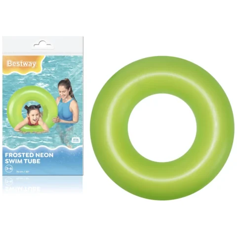 Dmuchane Koło Do Pływania Zielone 76 cm Bestway 36024