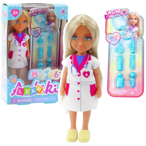 Zestaw Mini Laleczka Ankiki Lekarz Z Akcesoriami Do Leczenia