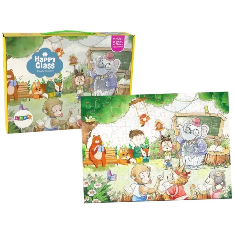 Puzzle Szkoła Dla Zwierząt 100 Elementów
