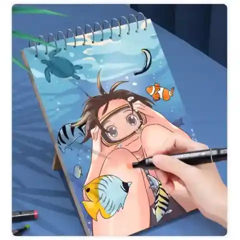 Markery alkoholowe DWUSTRONNE pisaki flamastry duży zestaw 168 szt + TORBA Rodzaj: flamastry