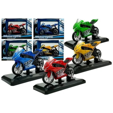 Sportowy Motocykl z Dźwiękami 1:18 4 Kolory