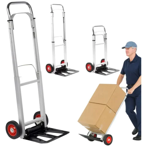 Wózek Transportowy Magazynowy Składany Aluminiowy 90kg