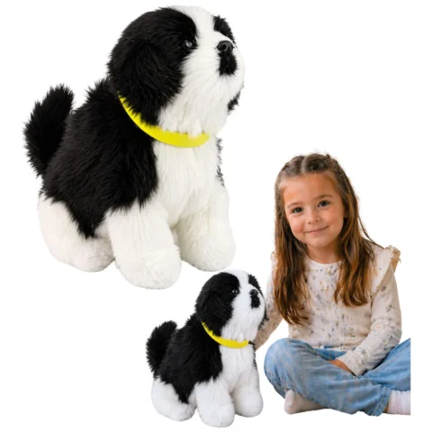 Interaktywny Pies Piesek Border Collie Pluszowy Szczeka Rusza Ogonem
