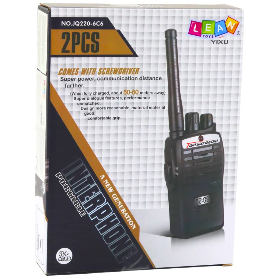 Zestaw Krótkofalówki Walkie Talkie Dla Dzieci Zasięg 50-60M - obrazek 4