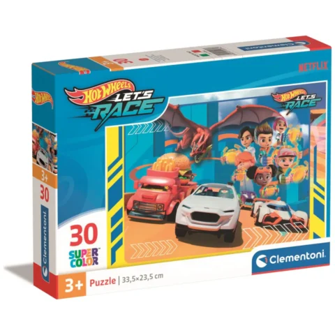Puzzle 30 Super Color HOT WHEELS Clementoni 20284