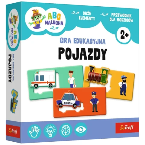 Gra dla dzieci ABC Malucha Pojazdy Trefl 02907