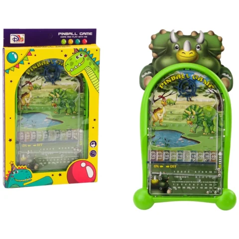 Gra Zręcznościowa Pinball Dinozaury Stojak Zielony