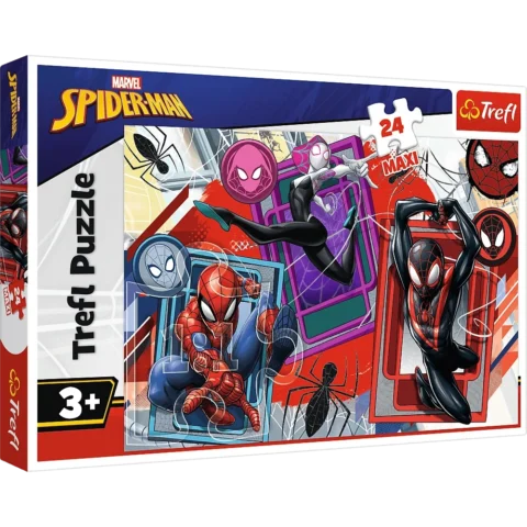 Puzzle - 24 Maxi - Pajęcze zmysły - Disney Marvel Spiderman - Trefl 14366