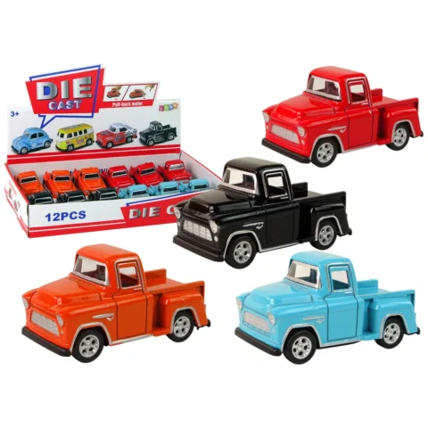 Resorak Z Napędem Frykcyjnym Auto Osobowe Pick Up 4 Kolory