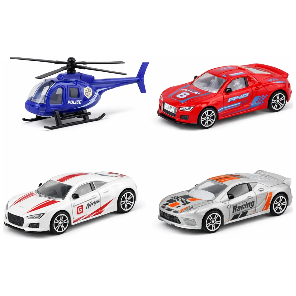 Parking Wielopoziomowy 4 Poziomy Z Windą Helikopter Autka 70 el. - obrazek 4