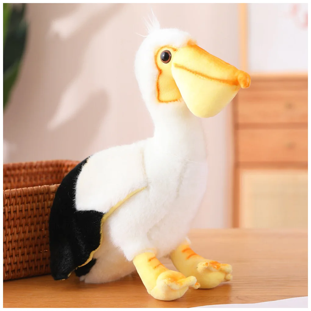 Pluszowy Pelikan Ptak Pluszak Maskotka Przytulanka 24cm