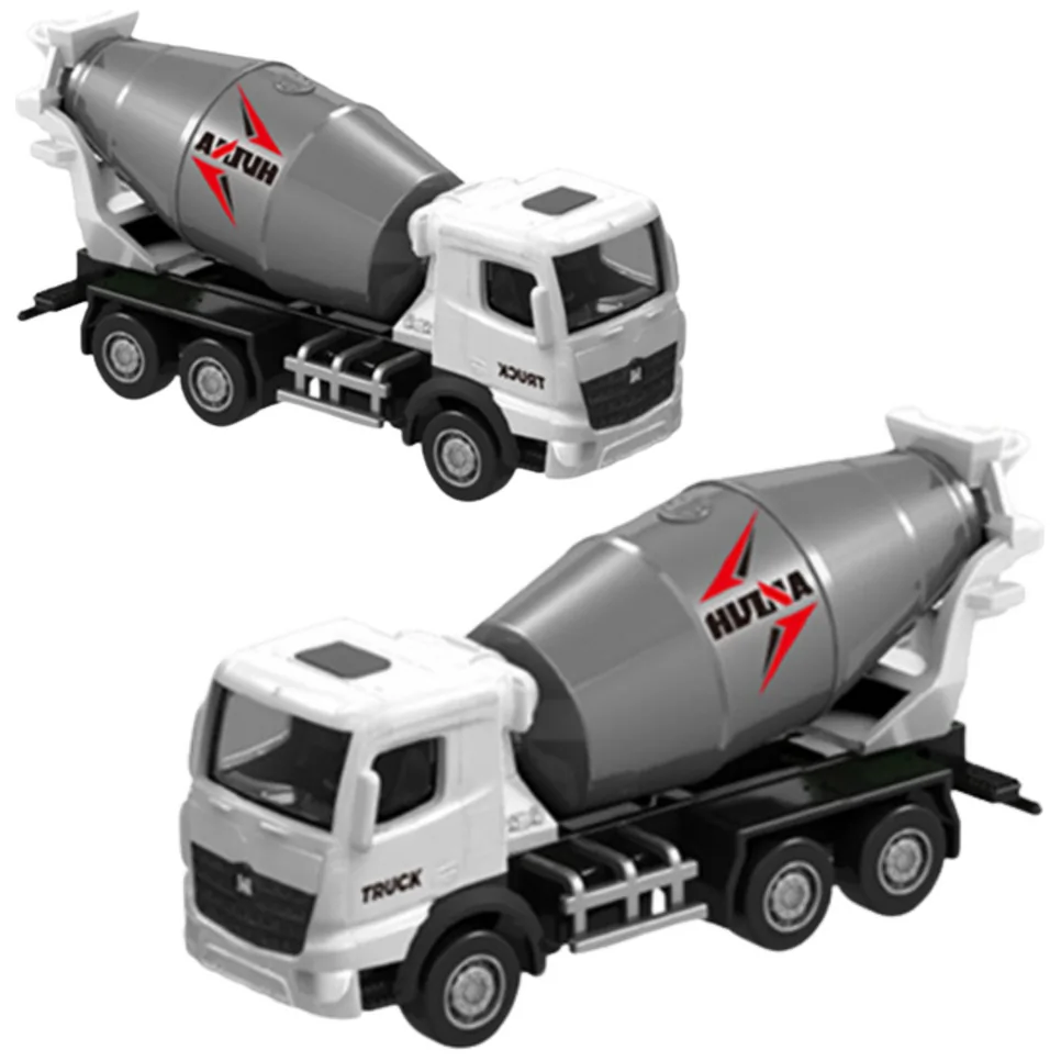 Betoniarka Metalowa Model Kolekcjonerski Huina Biała 1:80 - obrazek 2
