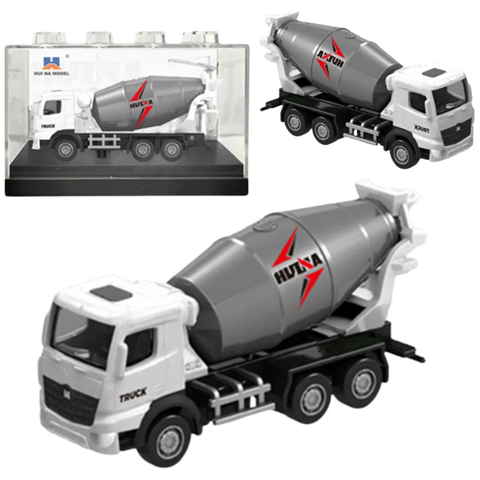Betoniarka Metalowa Model Kolekcjonerski Huina Biała 1:80
