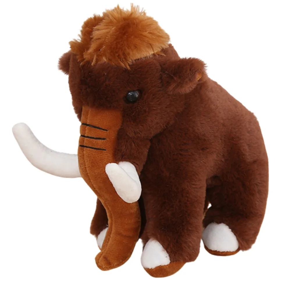 Pluszowa Maskotka Przytulanka Mamut Brązowy 20cm - obrazek 2