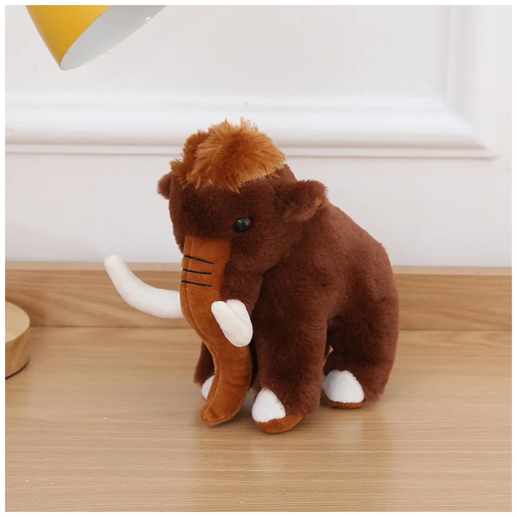 Pluszowa Maskotka Przytulanka Mamut Brązowy 20cm - obrazek 3