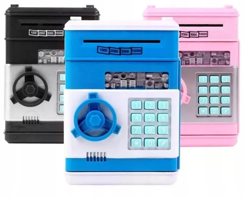 SKARBONKA SEJF Wpłatomat Monet Banknotów na PIN EAN (GTIN): 5903772583359