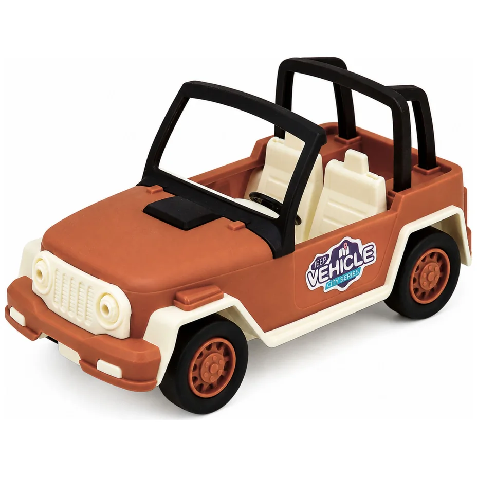 Samochód Terenowy z Kamperem Dźwięki Zielono Brązowy Zestaw Turystyczny - obrazek 4
