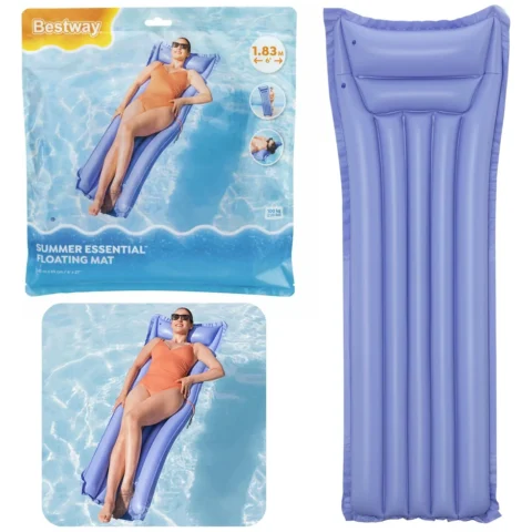 Dmuchany Materac Do Pływania Niebieski 183 x 69 cm Bestway 44007