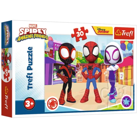 Puzzle - 30 - Przygody Spidey'a i przyjaciół - Trefl 18285