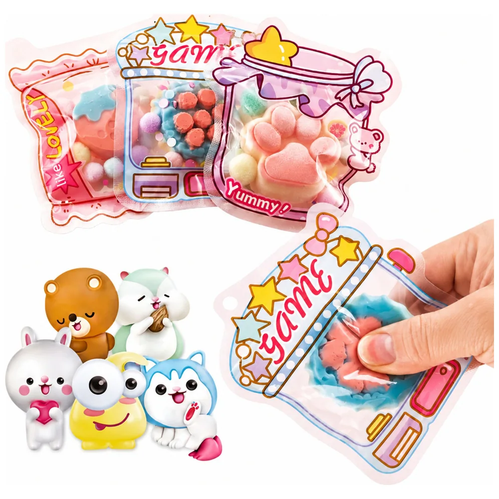 Zestaw Kreatywny Plastyczny Tworzenie Squishy Ozdobne Zwierzaki DIY - obrazek 3