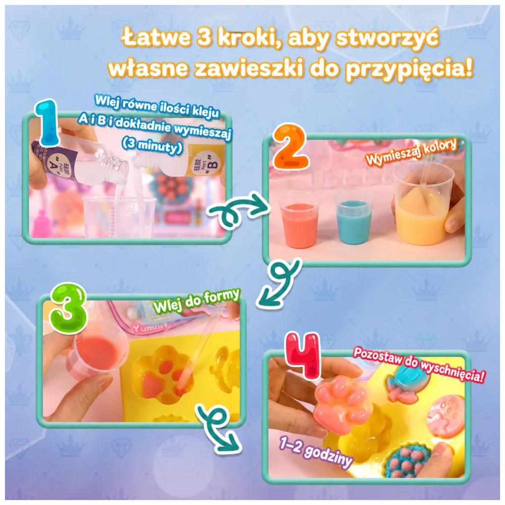 Zestaw Kreatywny Plastyczny Tworzenie Squishy Ozdobne Zwierzaki DIY - obrazek 4