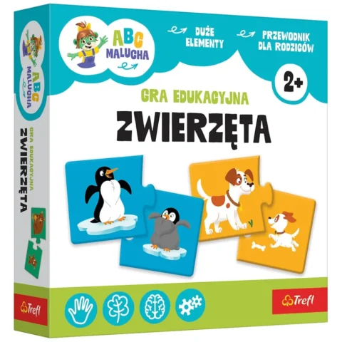 Gra dla dzieci ABC Malucha Zwierzęta Trefl 02905