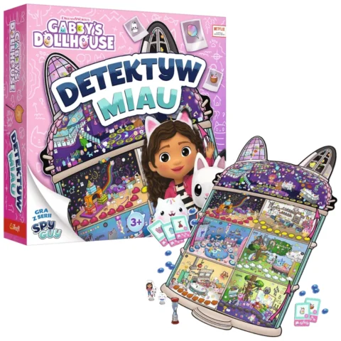 Gra rodzinna Detektyw Miau Koci Domek Gabi Trefl 02695