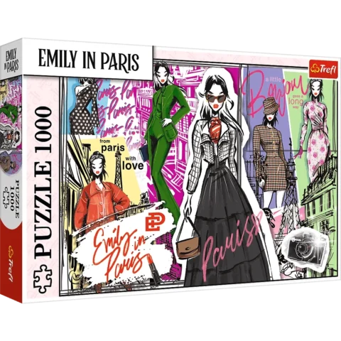 Puzzle - 1000 - Emily w Paryżu: Modowe Inspiracje - Trefl 10967