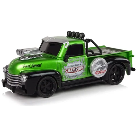 Auto Zdalnie Sterowane 1:18 Zielone Pick-up