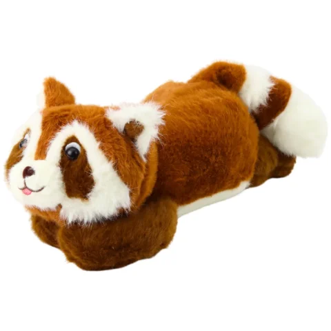 Pluszowa Maskotka Przytulanka Szop Brązowy Leżący 30cm