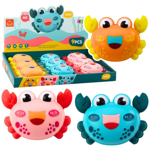 Krab Interaktywny Z Napędem MIX Kolorowy Jeżdżący