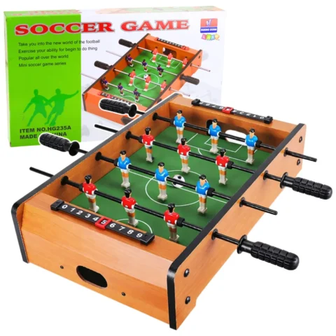 Gra Zręcznościowa Sportowa Piłkarzyki Stołowe Dla Dzieci Stół 51 x 31 cm
